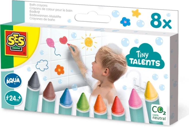 Ceras para la bañera Tiny Talents 8 uds.