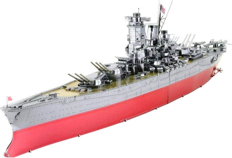 Metal earth iconx rompecabezas metálico 3D del acorazado Yamato