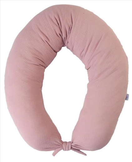 Babymatex cojín de lactancia de muselina Moon rosa viejo 260 cm