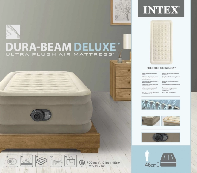 Cama hinchable con bomba incorporada Dura-Beam Twin