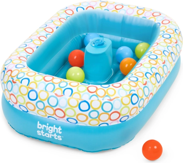 Bañera inflable y piscina de bolas Bright Starts Bathe & Giggle 2 en 1