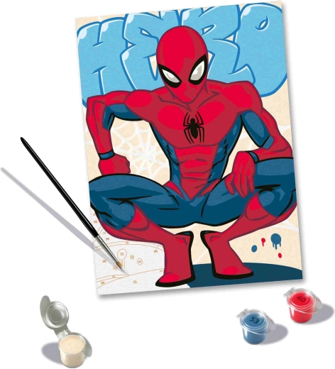 CreArt Spider-man pintura por números