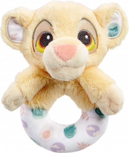 Sonajero de peluche SIMBA – El Rey León, suave para bebés