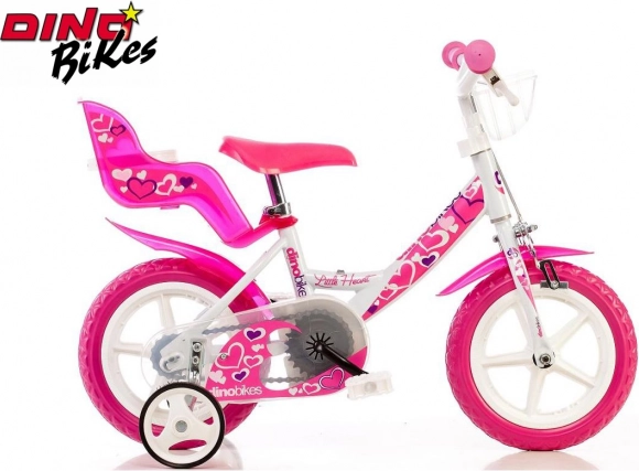 Dino Bikes Bicicleta infantil blanca 12" 2017