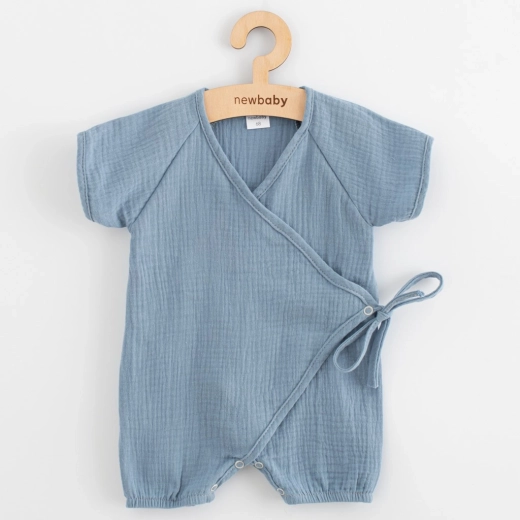 Mono de muselina de verano para bebé New Baby, azul, talla 74 (6–9 meses)
