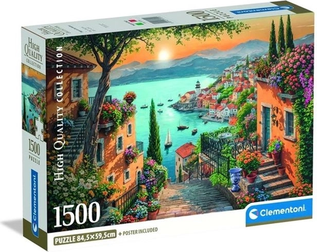 Puzzle Clementoni Compact Steps to the Harbor 1500 piezas