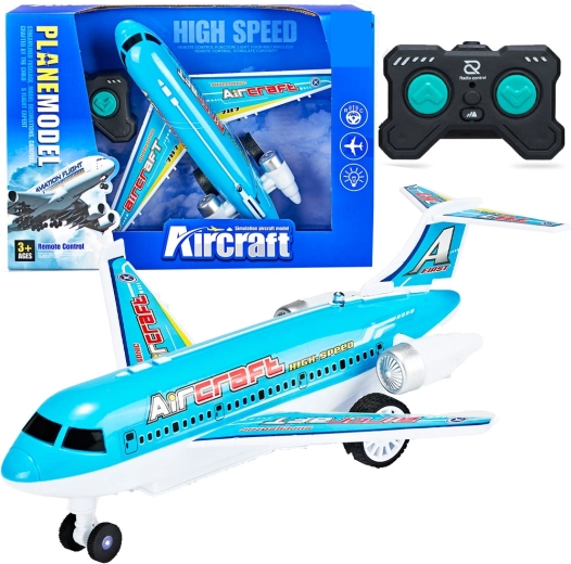 Avión teledirigido con luces LED 26 cm
