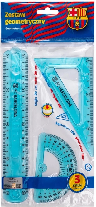 Set de reglas FC Barcelona 3 uds