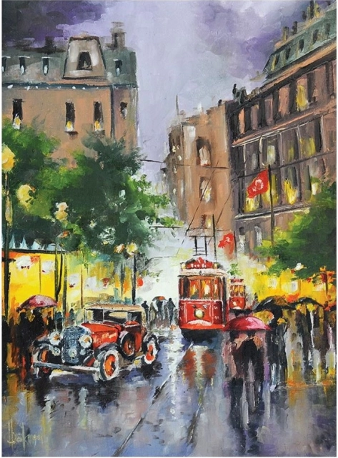 Puzzle ANATOLIAN Avenida Istiklal en Estambul 1000 piezas