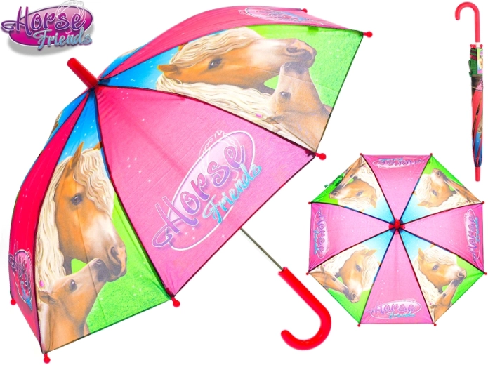Paraguas infantil Horse Friends 70 × 60 cm