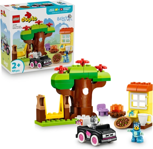 LEGO DUPLO Bluey Pizzería con Muffin y Bluey