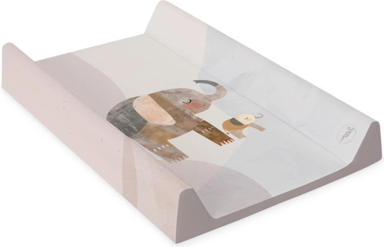 Ceba Baby cambiador con tabla rígida 50 × 70 cm Basic Elephant Family