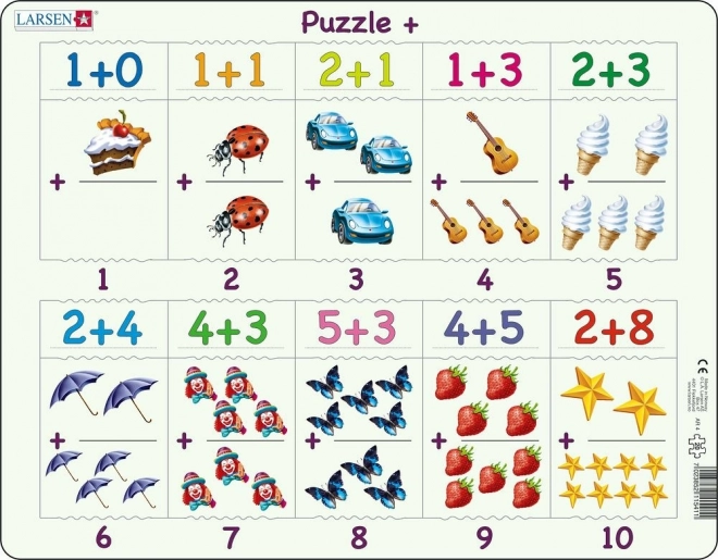 Puzzle Larsen: Contar con Imágenes (20 Piezas)