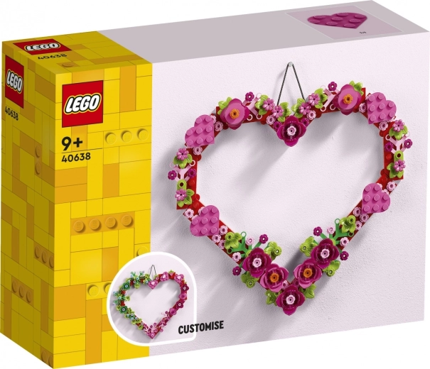 Adorno LEGO con forma de corazón