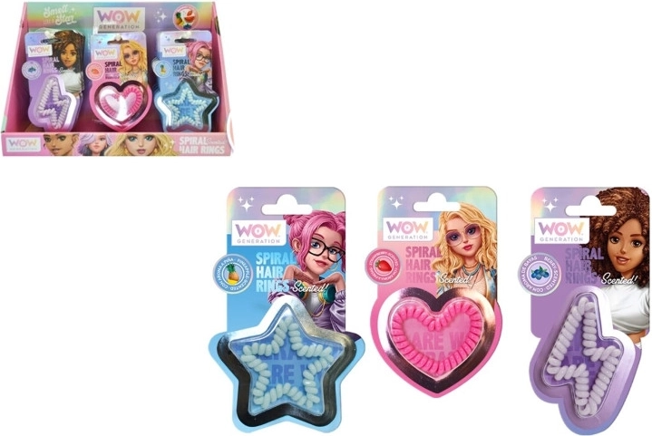 Gomas de pelo en espiral perfumadas WOW
