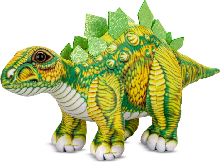 Stegosaurus de peluche 36 cm, de pie