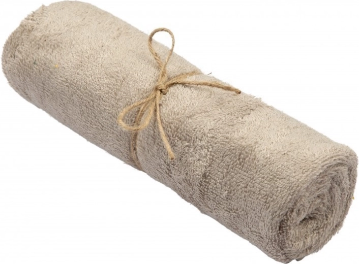 Timboo toalla de rizo de bambú feather grey 74 × 110 cm