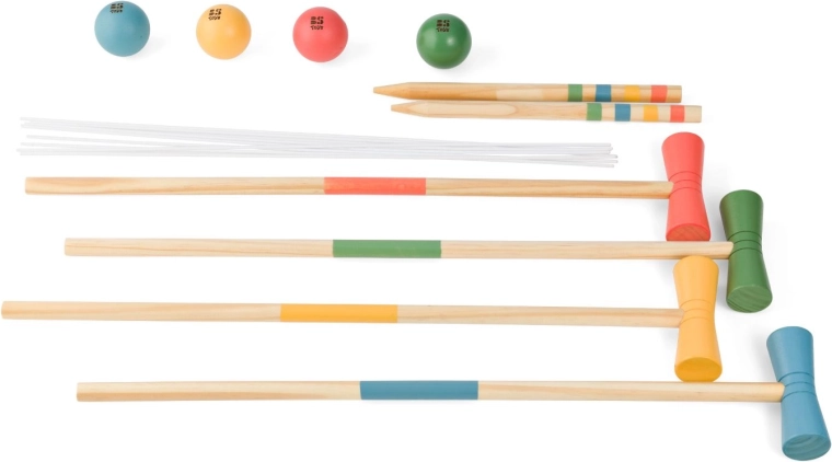 Croquet de madera para niños y familia