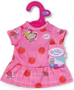 Baby Born vestido de verano rosa oscuro para muñeca de 36 cm
