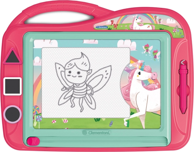 Pizarra magnética de dibujo de unicornios