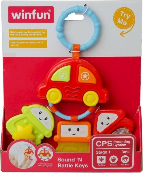 Coche colgante con llaves