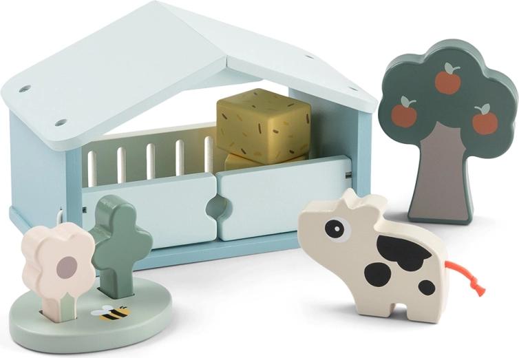 Granja de madera Done by Deer con la vaquita Dotti