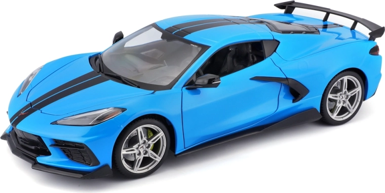 Maisto Chevrolet Corvette Stingray Coupe high wing azul 1:18