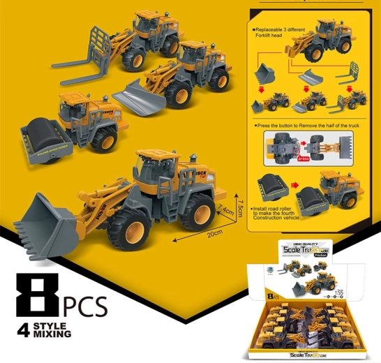 Vehículos de construcción a escala 1:55
