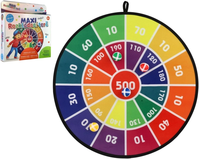 Diana maxi plegable de velcro 70 cm + 4 pelotas