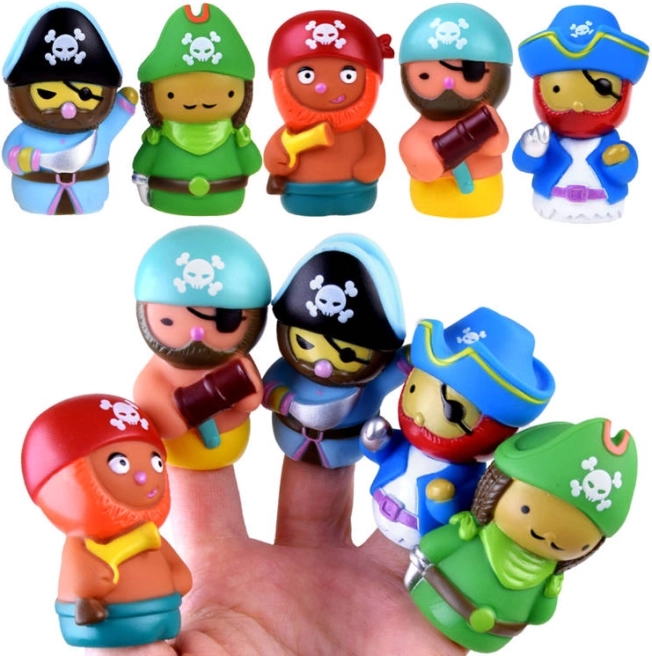 Títeres de dedo piratas Ahoj aventura