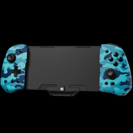 FUNLAB Luminpad Gripcon inalámbrico para Nintendo Switch, camuflaje azul