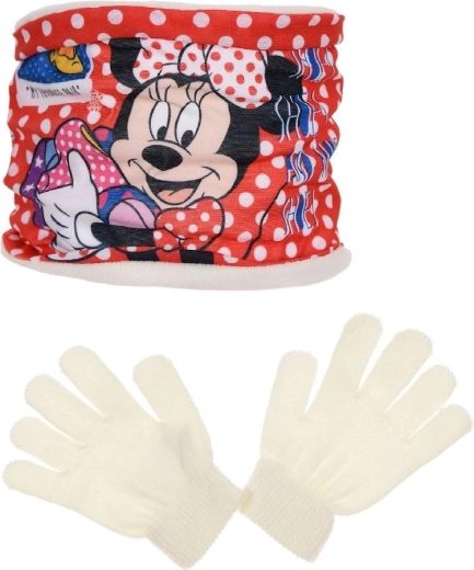 Cuello y guantes Minnie