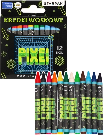 Cerillas Pixel – set de 12 colores
