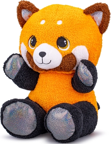 Panda roja de peluche sentada 16,5 cm