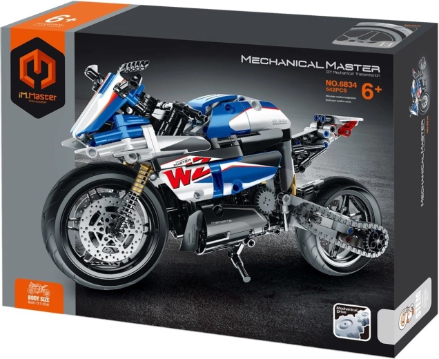 Kit de construcción iM.Master moto deportiva mecánica de 542 piezas