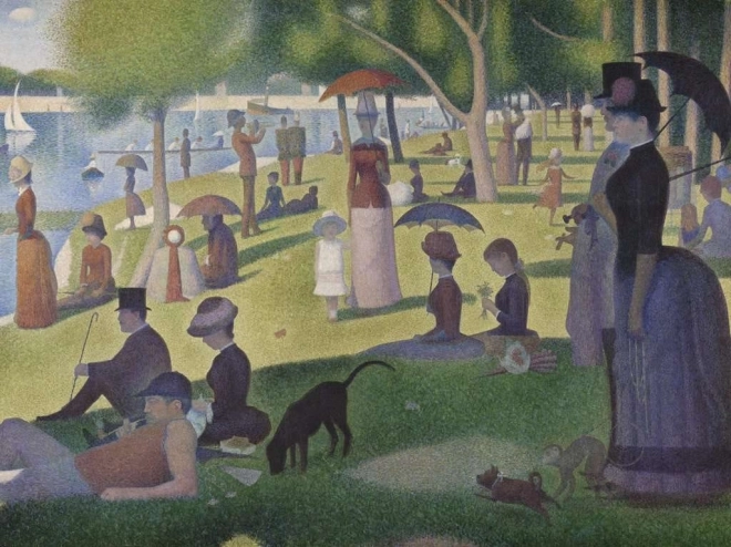 RAVENSBURGER puzzle Tarde de domingo en la isla de La Grande Jatte, 1500 piezas