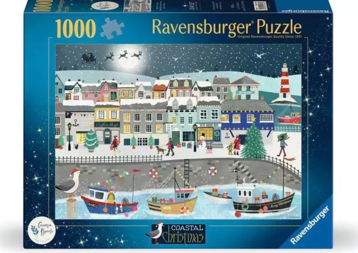 Puzzle Ravensburger Navidad en la costa 1000 piezas