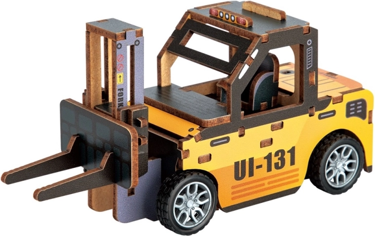 2Kids Toys rompecabezas 3D de madera carretilla elevadora