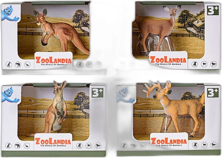 Zoolandia animal de safari – figura (4 tipos) - 1 pieza