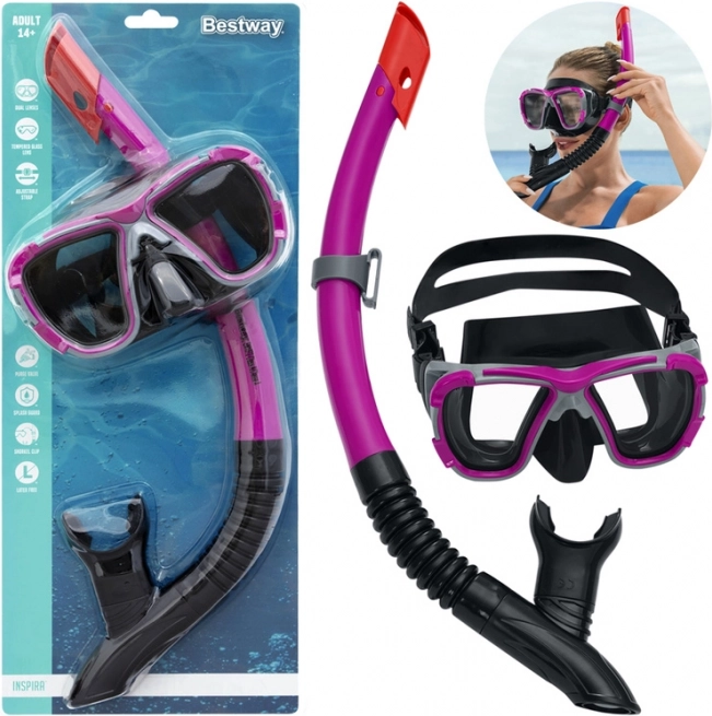 Bestway Set de snorkel para niños y adultos