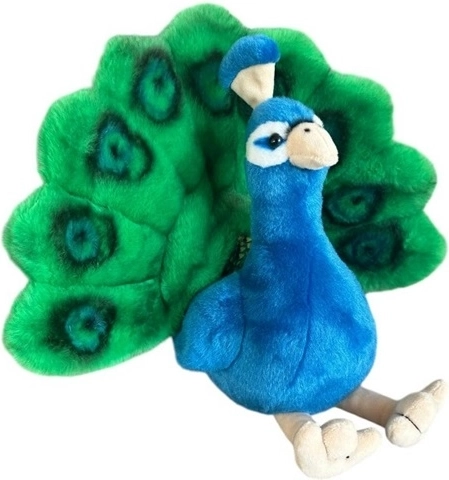 Pavo de peluche 30 cm