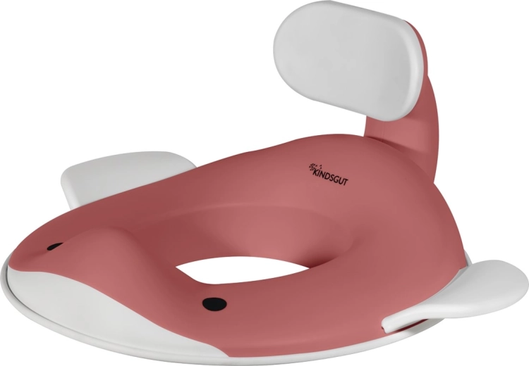 Kindsgut reductor para WC ballena rosa antiguo