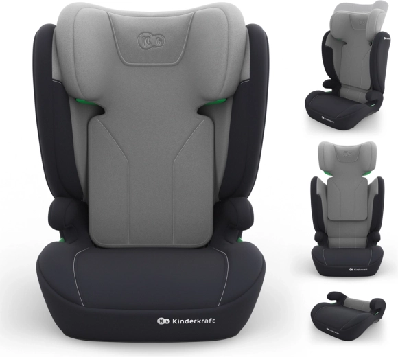 Silla de coche Kinderkraft i-spark 2 plus i-size 100–150 cm gris