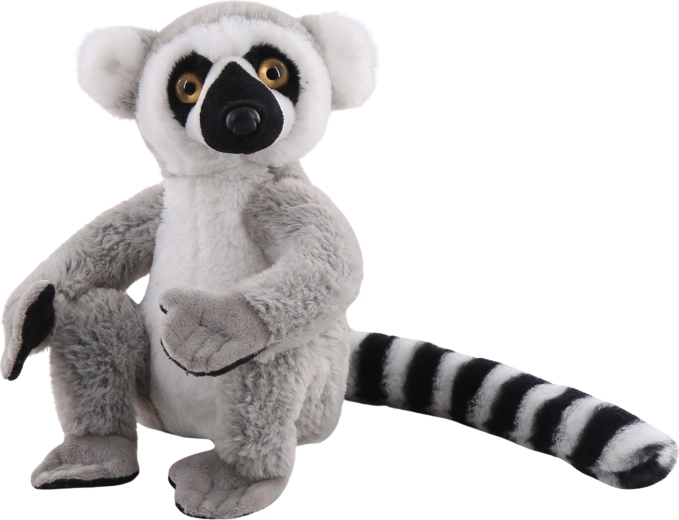 Lémur de peluche sentado 20 cm