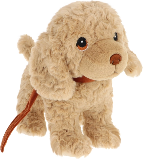 Cachorro de peluche Keeleco con correa (spaniel) 23 cm