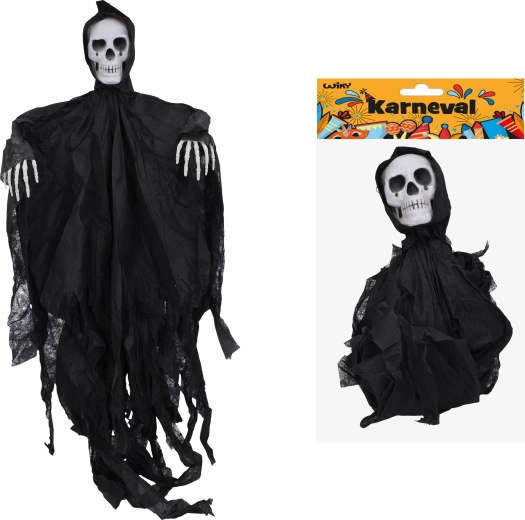 Decoración Halloween esqueleto 90 × 55 cm para colgar