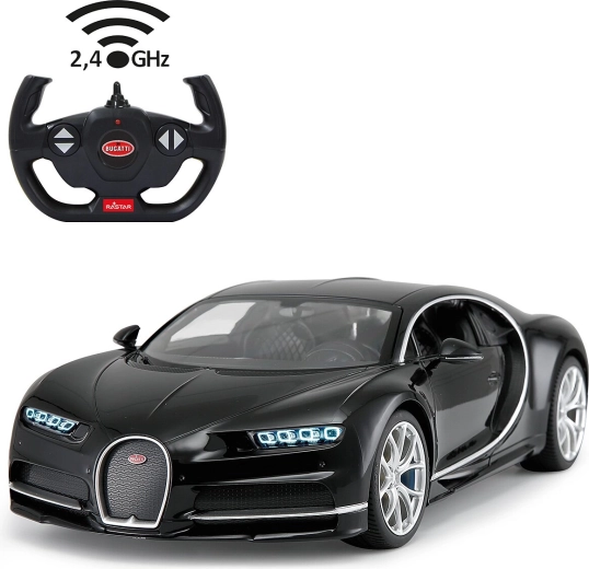 Jamara Bugatti Chiron coche RC 1:14 negro 2,4 GHz - 1 unidad
