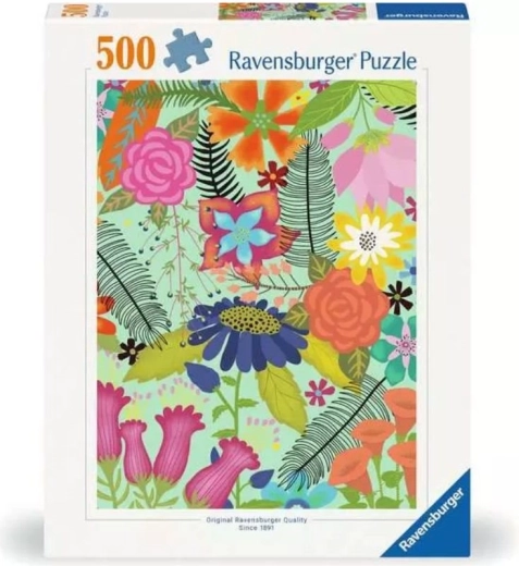 Puzzle Ravensburger Jungla floral de 500 piezas