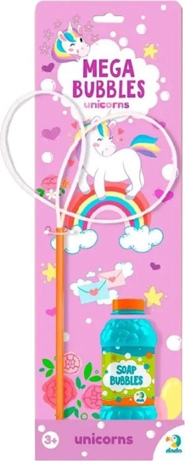 Mega pompas de jabón Unicornios 450 ml