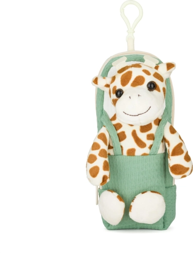 Estuche infantil de peluche jirafa